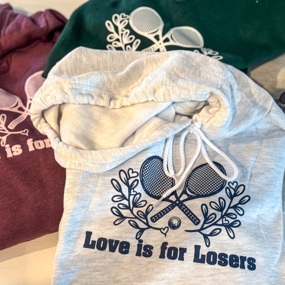 Love is for Losers Kids Hoodie - Gray